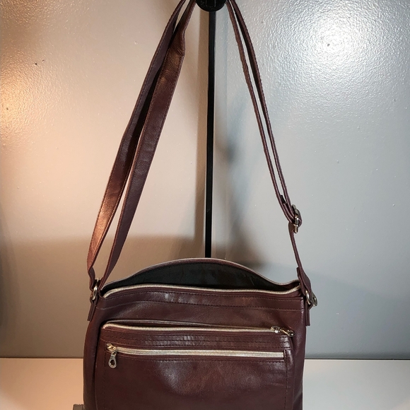 Relic Brown Leather Polka Dot XBody SS - Picture 5 of 15